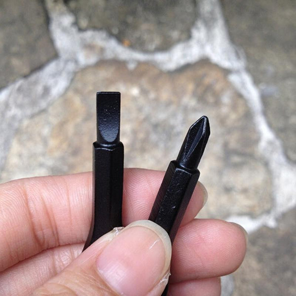 2-piece EDC Screwdriver Keychain